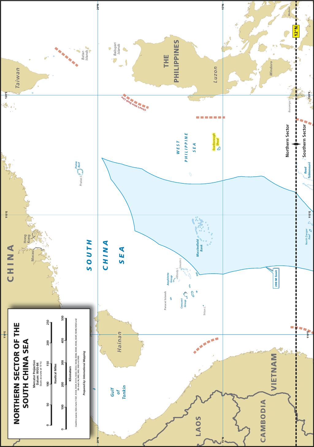 Figure 3: Northern Sector of the South China Sea