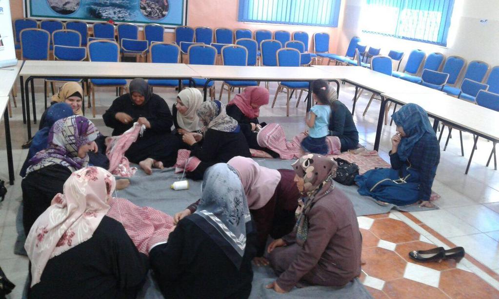 Community Empowerment and Self-Reliance Achievements and Impact UNHCR livelihoods training achieves positive results in Tafileh A UNHCR-supported sewing course underway in Tafileh to assist
