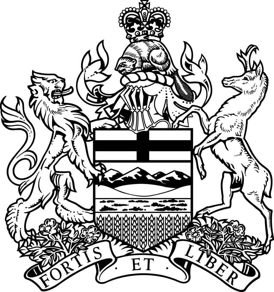 Province of Alberta Statutes of Alberta, Current as of August 4, 2017 Office Consolidation Published by Alberta Queen s Printer Alberta Queen s Printer