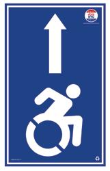 Accessible Pathway Sign If main entrance is not accessible, post directional signs as indicated on the