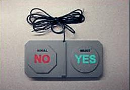 NEXT button Serving The Voters The instruction must be attached in each BMD. Rocker Paddles Using only yes/no you can move through all screens and make choices.