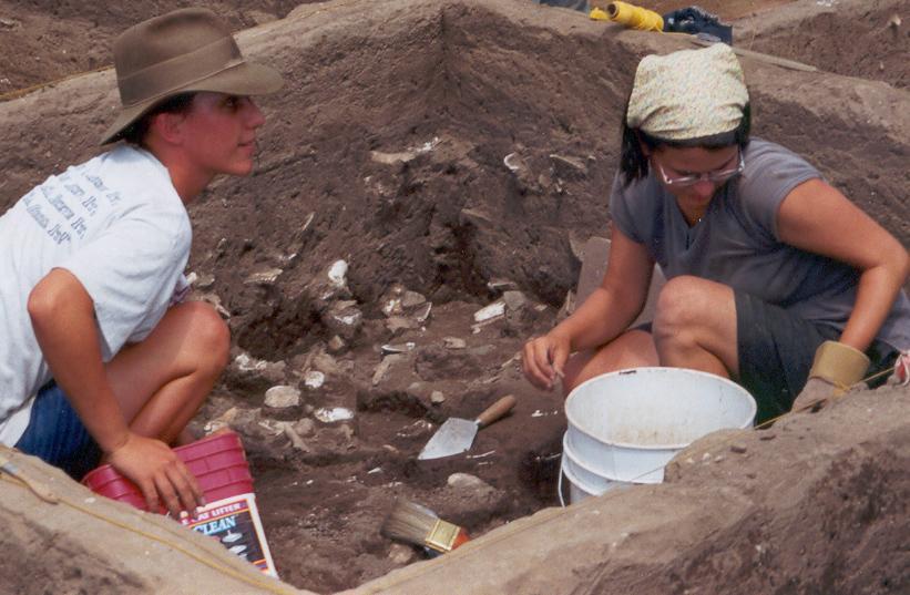 Artifacts found on farms and in archaeological excavations along the Trail show that Native Americans lived