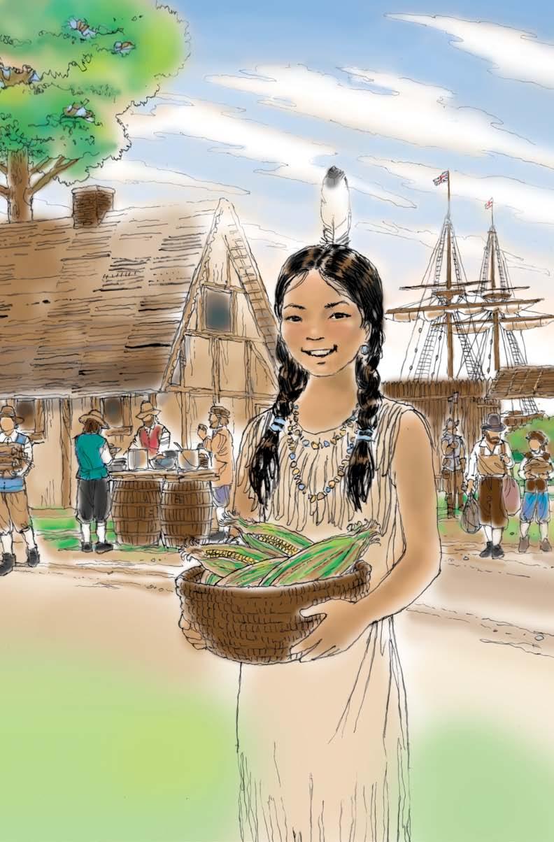 Pocahontas at Jamestown A Reading A Z Level Y Leveled Book Word