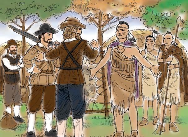 At some point, Pocahontas became a familiar face in the settlement and became Smith s friend. She sometimes brought gifts of food from her father to the colonists.
