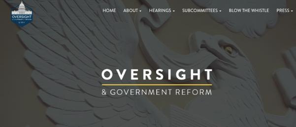Online Resources - Committees House Oversight & Government Reform