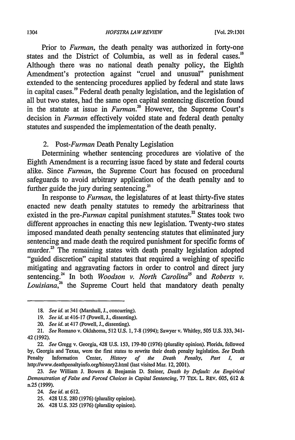 Hofstra Law Review, Vol. 29, Iss. 4 [2001], Art. 11 HOFSTRA LAW REVIEW [Vol.