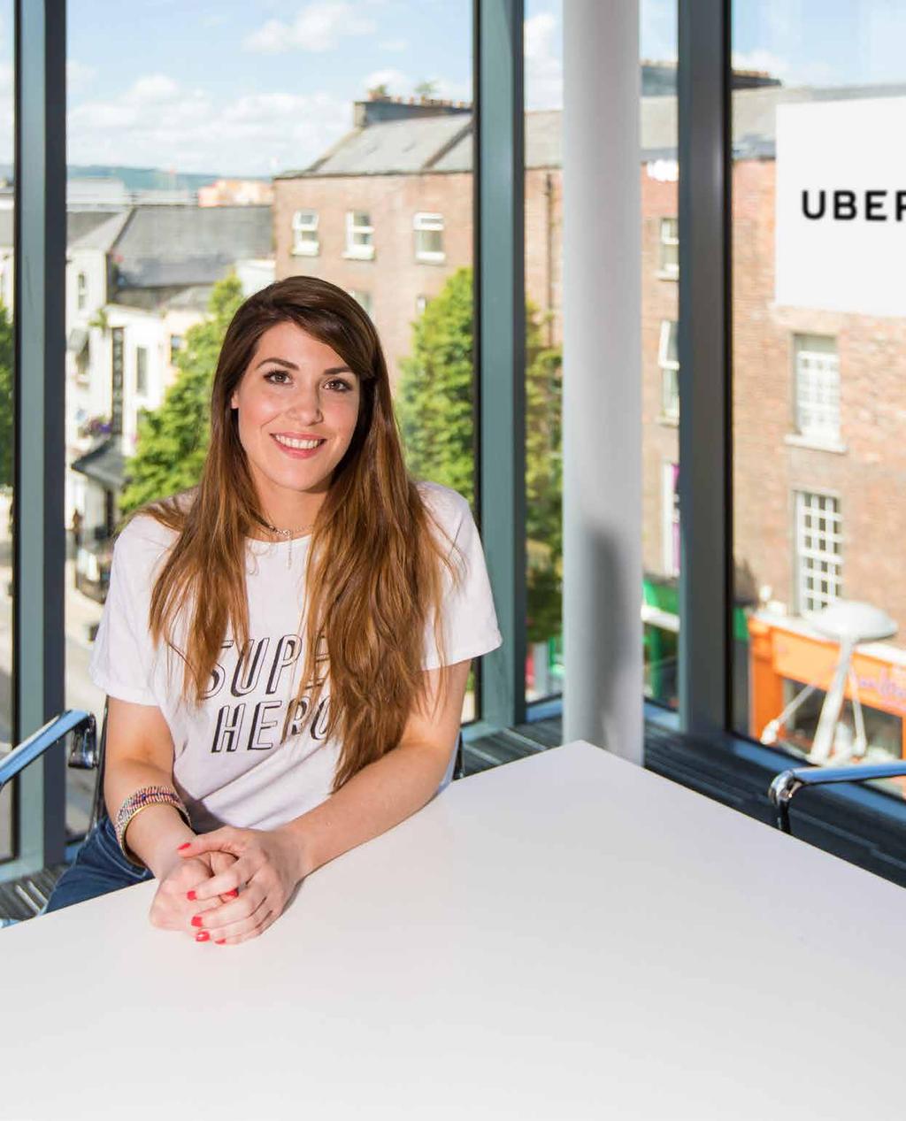 Marie Aimee Giard Team Leader, Uber, Limerick Moving to Ireland from France was an important decision for me professionally.