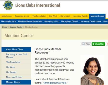 Lions Clubs International The Club Administration Manual can only provide an outline of what it means