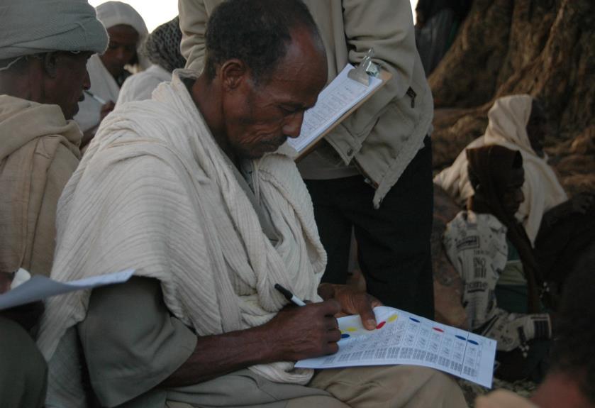 Building resilience among farmers in Ethiopia In view of increasing risk from climate change, the R4 Rural Resilience Initiative (R4) enables vulnerable rural households to strengthen their food and
