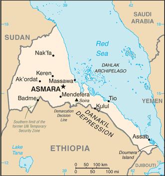 1. Introduction The State of Eritrea is a country in the Horn of Africa, bordering Sudan in the west, Ethiopia in the south, Djibouti in the south-east and the Red Sea in the east.