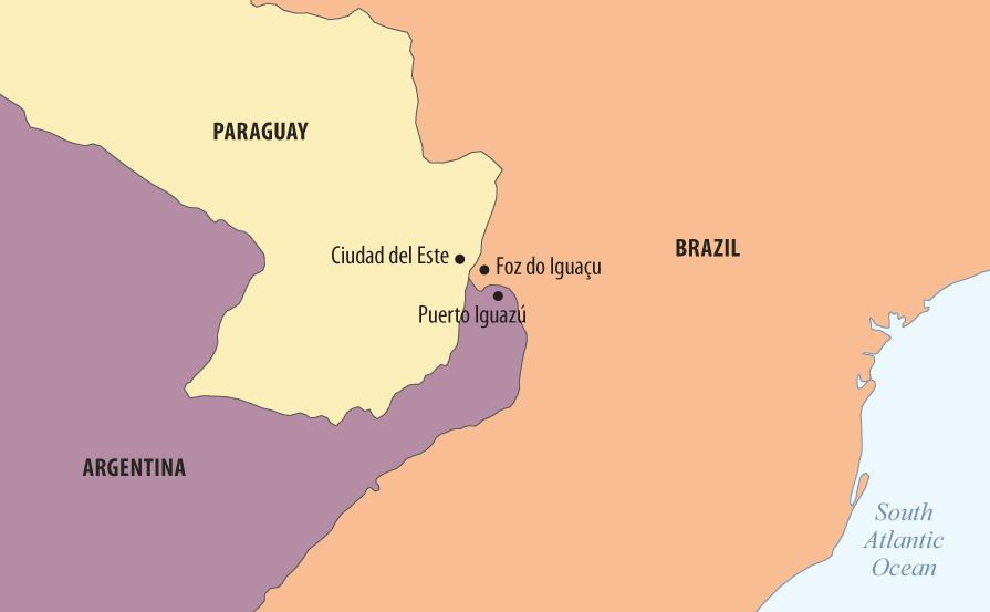 Figure 2. Tri-Border Area of Argentina, Brazil, and Paraguay Source: CRS.