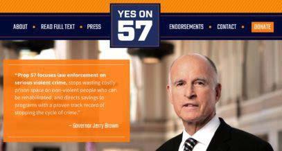 The Passage of Proposition 57 Ballot measure initially submitted in December 2015 as the Justice and Rehabilitation Act Resubmitted in January 2016 as the Public Safety and Rehabilitation Act of