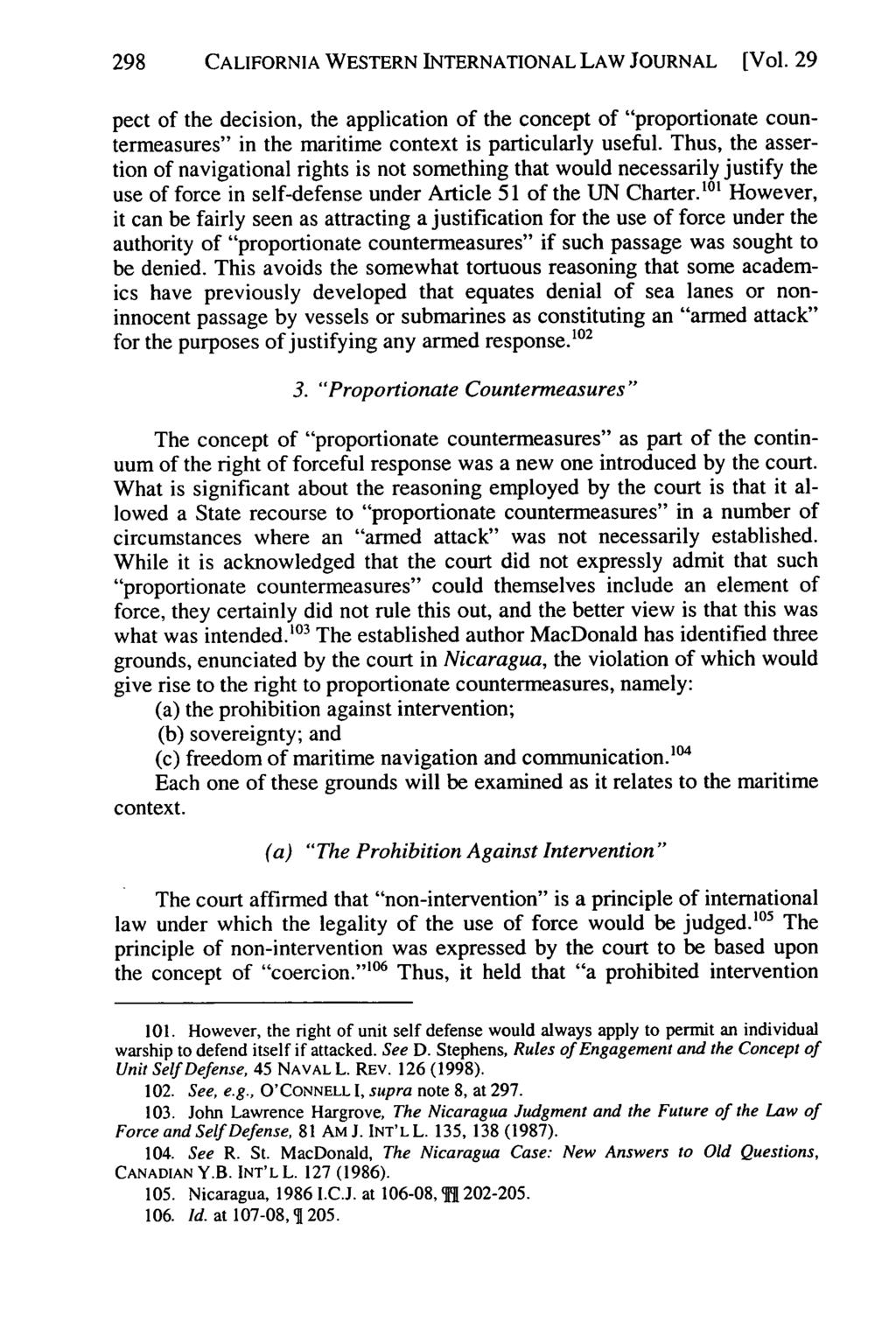 California Western International Law Journal, Vol. 29 [1998], No. 2, Art. 3 298 CALIFORNIA WESTERN INTERNATIONAL LAW JOURNAL [Vol.