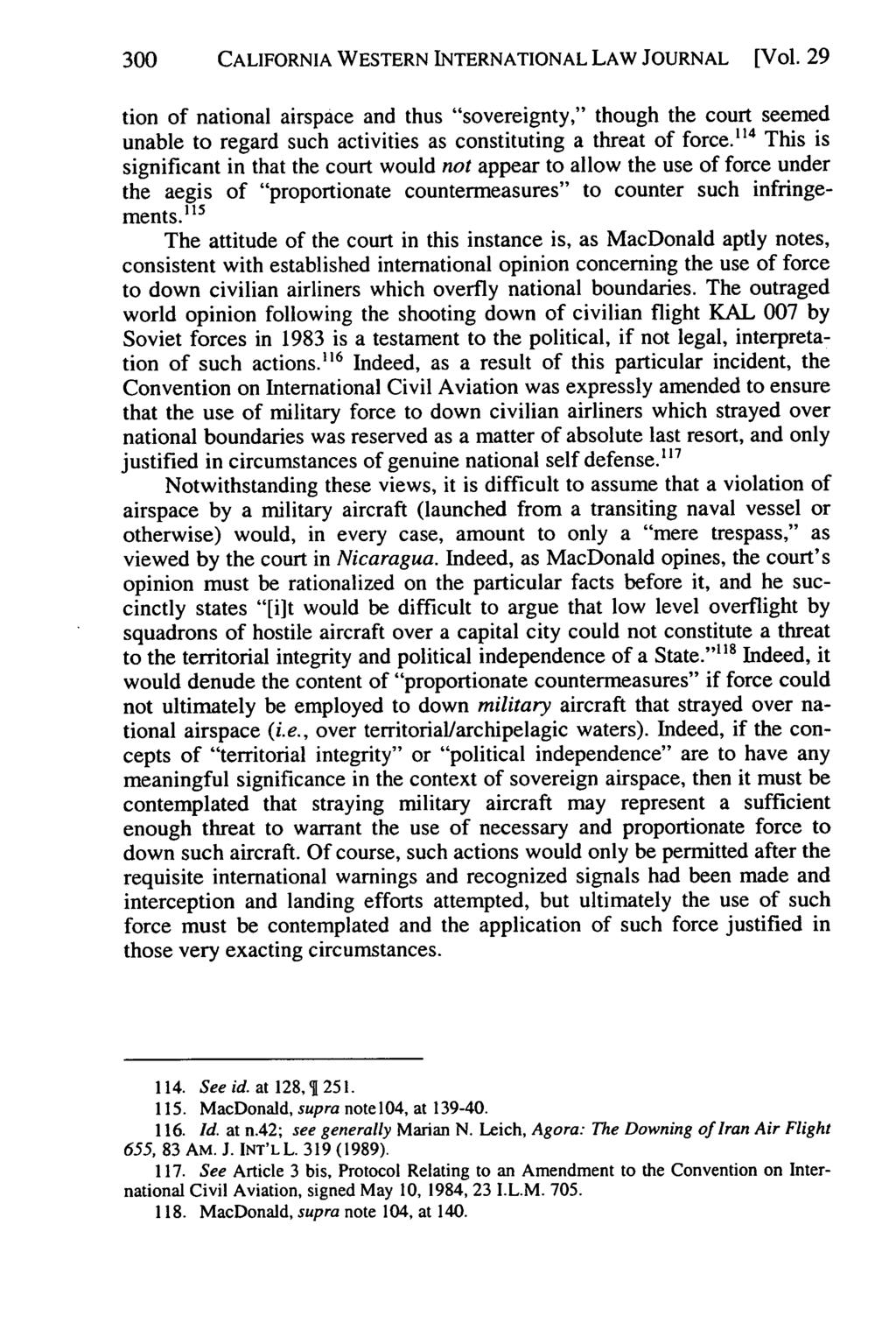 California Western International Law Journal, Vol. 29 [1998], No. 2, Art. 3 300 CALIFORNIA WESTERN INTERNATIONAL LAW JOURNAL [Vol.
