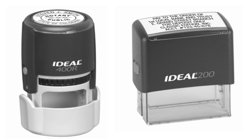 For use on paper documents For use on mylar documents ll inked rubber stamps require