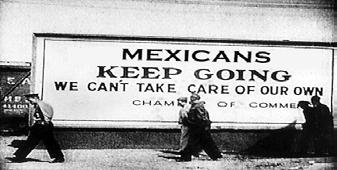 Mexican Repatriation Act (314-15) Authorized by President Hoover Sent Mexican Americans to Mexico during the Depression since jobs were scarce and non-mexican Americans
