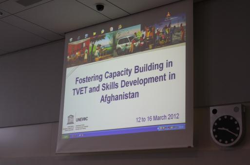 2. Organization of the meeting The meeting was held at UNESCO-UNEVOC International Centre in Bonn, Germany from 12-16 March 2012, co-organized by UNESCO-UNEVOC International Centre and UNESCO Kabul