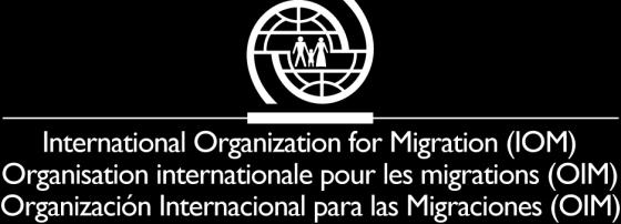 International Organization for Migration Review of the National Referral Mechanism Written Evidence Submission to the Review Team September 2014 Introduction The International Organization for