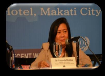 She emphasised the importance of the policy scan to address programme gaps and improve services for OFWs.