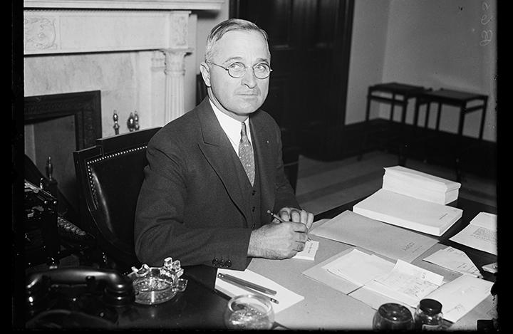 PRESIDENT HARRY TRUMAN Harry Falseman thinks: Getting ready for disaster is probably not that serious. Harry Truman thinks: Getting ready for disaster could save my life.