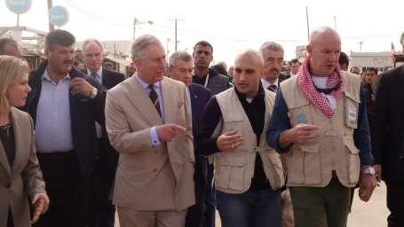ROYAL VISIT TO ZAATARI On 7th February, HRH The Prince of Wales arrived in Jordan as part of a sixday visit to the Middle East.