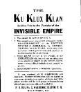 The Ku Klux Klan: