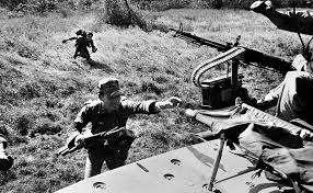 Laos One reporter said, The NVA drove the invading forces out of Laos with their tail between their legs Troops desperate to escape mobbed many of the rescuing helicopters, forcing crewmen to throw