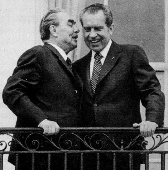 Soviet Union Continued Because of his involvement with détente, Nixon was able to create peaceable relations with the Soviet Union.