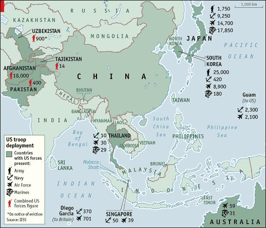 24 to deploy 60% of American air and sea power to Asia by 2020 (Harner, 2014).
