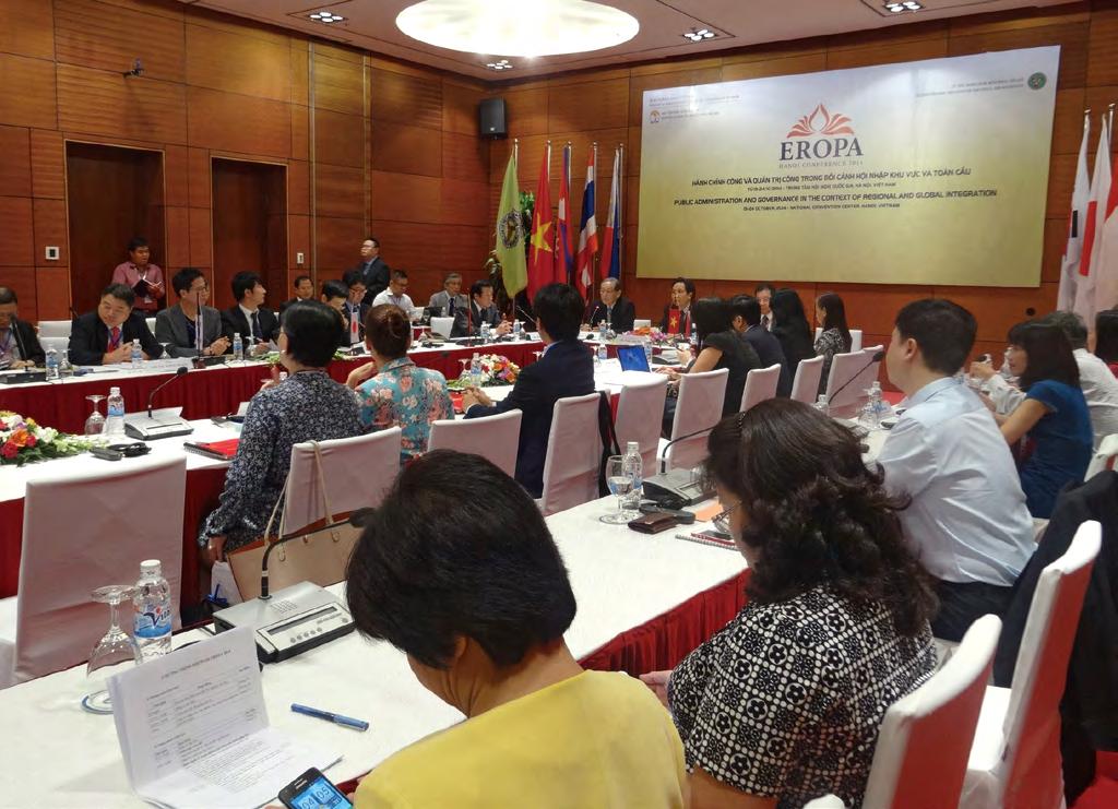 EROPA s 60th Executive Council Meeting and Conference in Hanoi As a member of the Executive Council of The Eastern Regional Organization for Public Administration (EROPA), CLAIR attended the