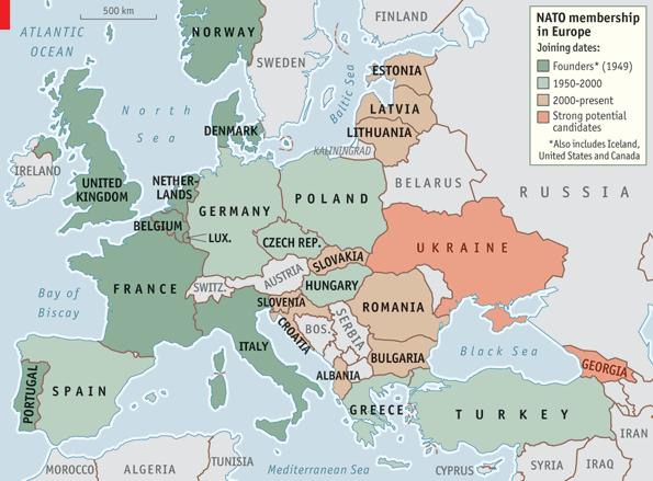 3.1 NATO and Russia Traditionally speaking, it was the military security of Europe vis-à-vis Russia that was at the forefront of European security concerns during the Cold War, and NATO's supreme