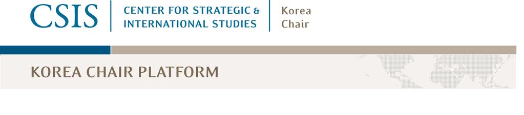 Editorial Note: This is the inaugural issue of the Korea Platform, an independent and non-partisan platform for informed voices on policy issues related to the United States and the Republic of Korea.