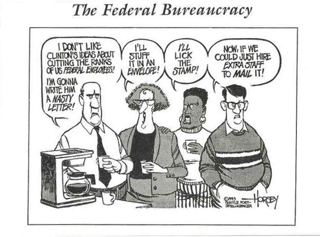 like the bureaucracy