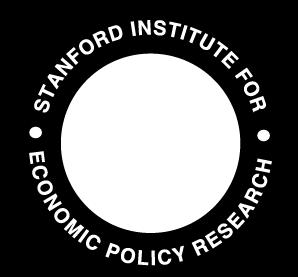 Baker Stanford Institute for Economic Policy Research Stanford University Stanford, CA 94305 (650) 725-1874 The Stanford Institute for Economic Policy Research at Stanford University supports