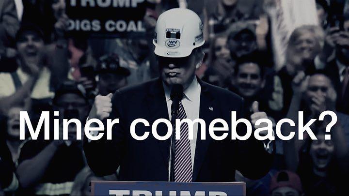 Media caption Can coal make a comeback under Trump?