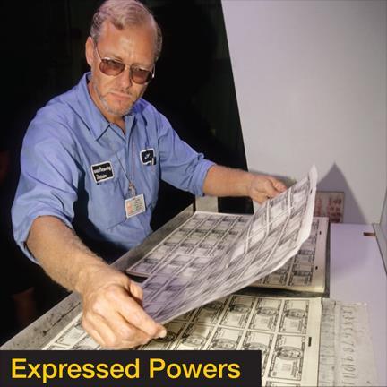Expressed Powers powers specified in the Article I power to coin money, raise armed forces, and levy taxes.