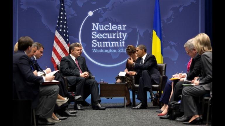 In April 2010 at the first Nuclear Security Summit (NSS) in Washington, D.C.