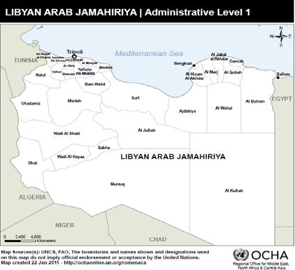 Libyan Arab Jamahiriya Unrest Situation Report No. 1 28 February 2011 This report is produced by OCHA in collaboration with humanitarian partners. It was issued by Cairo and New York.