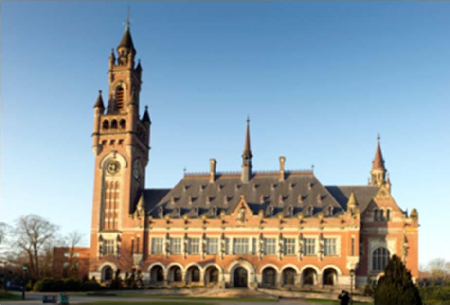 I NTERNATIONAL C OURT OF J USTICE The International Court of Justice o The International Court of Justice (ICJ) was established in 1945 through the UN Charter.