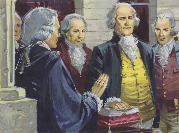 CHAPTER 1: Washington Becomes President George Washington was sworn in as president on April 30,