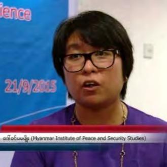 Khin Ma Ma Myo is the Executive Director of the Myanmar Institute of Peace and Security Studies (MIPSS), which she founded in 2013 to facilitate the peace and reconciliation process in Myanmar.