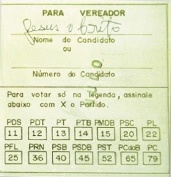 Ballot Designs in Brazil A Quasi-Experiment The federal government partially implemented the ballot change,