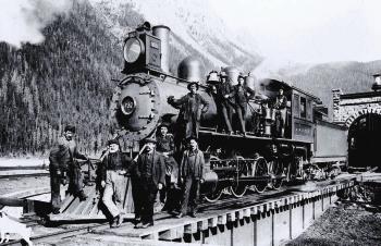 This photo shows railway workers in the 1890s, a few years after the railway was complete. First Nations and Canada s government wanted to avoid war.