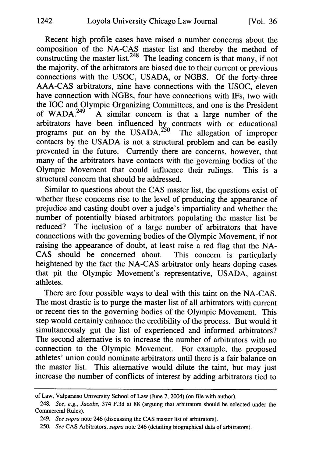 1242 Loyola University Chicago Law Journal (Vol.