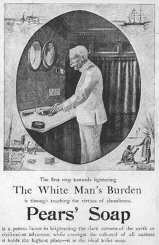 The White Man s Burden This famous poem, written in 1899 by Britain s imperial poet Rudyard Kipling, was a response to the American takeover of the Philippines after the Spanish-American War.