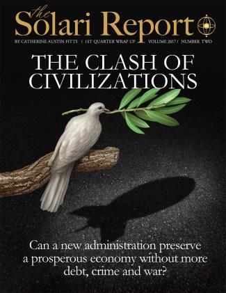 The 2017 1st Quarter Wrap Up The Clash of Civilizations book comes in a soft cover, with glossy pages, beautiful images and easy-to-follow charts.