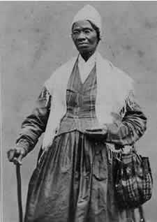 Sojourner Truth who became famous for her anti-slavery speeches.