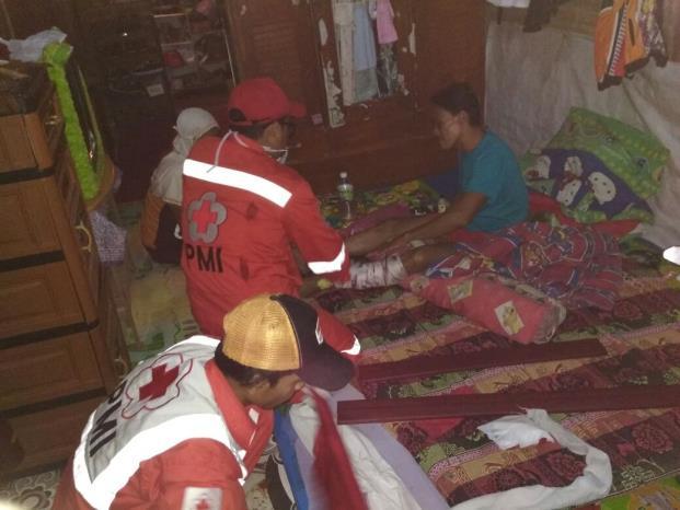 Ciamis, Tasikmalaya, Banyumas, Pekalongan and Pemalang. Personnel and patients from the affected hospitals were evacuated for several hours.