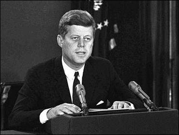 35 th President, 1961-1963 National television address during the Cuban Missile Crisis, October 1962 "No easy