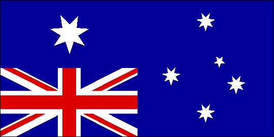 1901 with today's Australian flag.